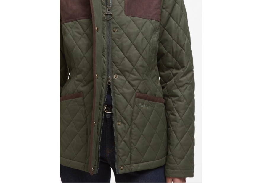 Veste matelassée pour femme Keeper Barbour olive