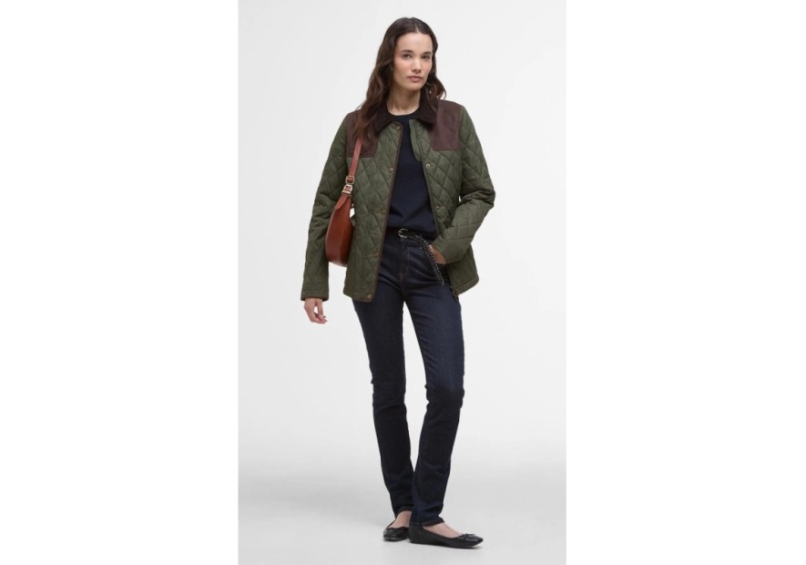 Veste matelassée pour femme Keeper Barbour olive