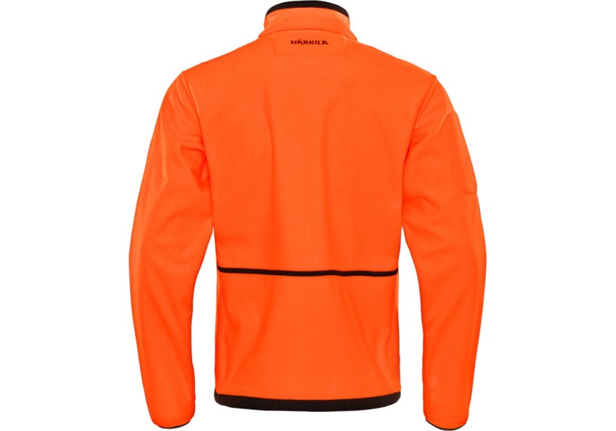 Veste Polaire Kamko Härkila vert/orange