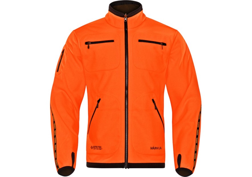 Veste Polaire Kamko Härkila vert/orange