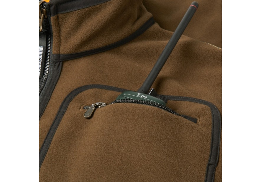 Veste Polaire Kamko Härkila vert/orange