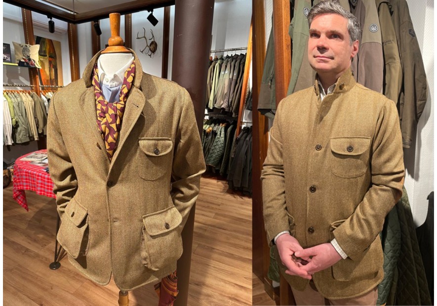 Veste Lothar tweed Nova Sport capsule exclusivité