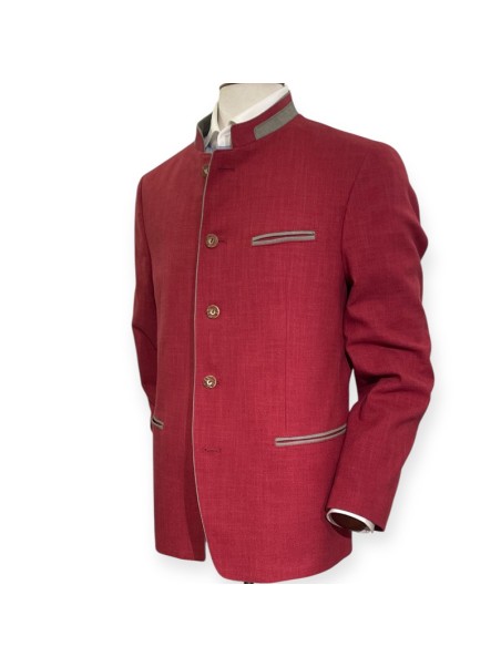 Veste autrichienne Arnfels Steinbock rouge