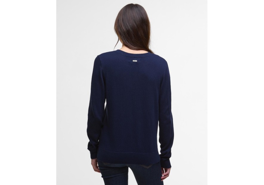 Pull femme Barbour Homeswood faisan marine