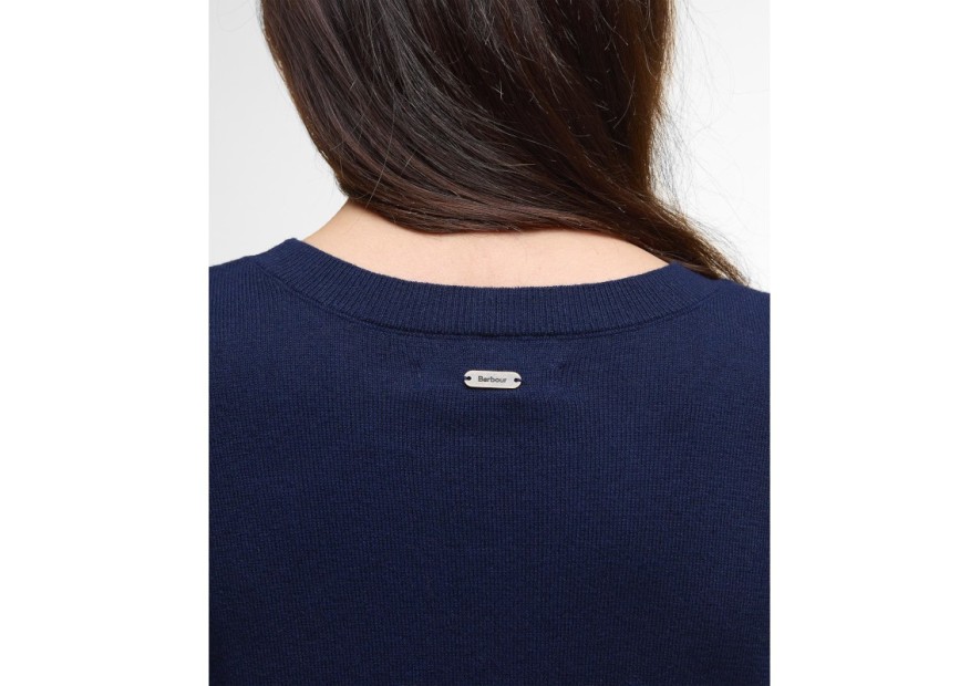 Pull femme Barbour Homeswood faisan marine