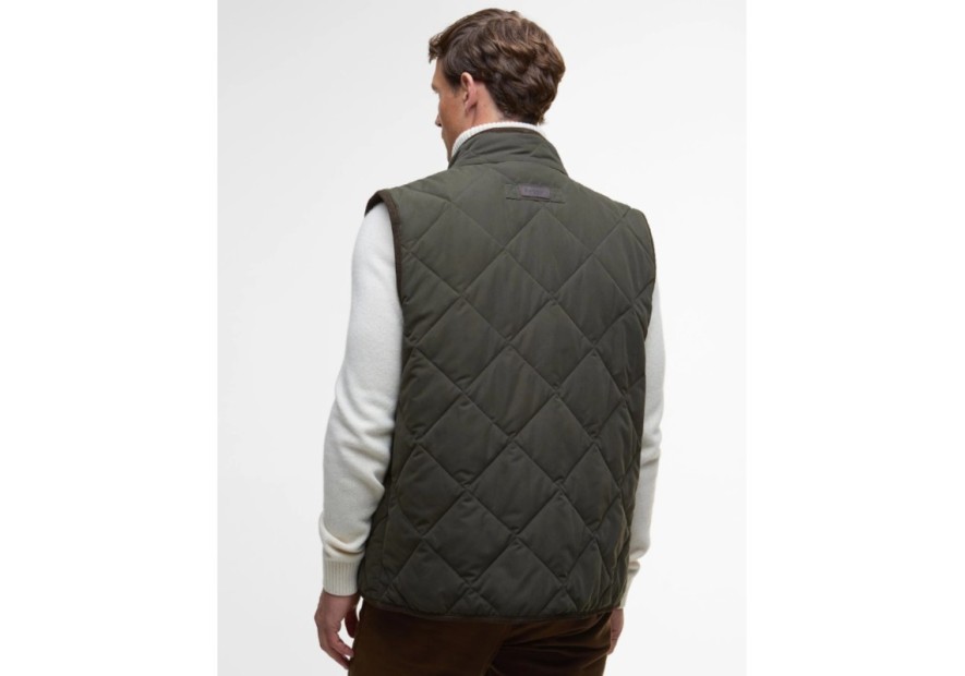 Gilet matelassé Barbour Edale vert foncé