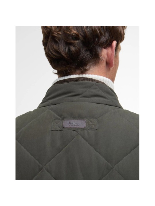 Gilet matelassé Barbour Edale vert foncé