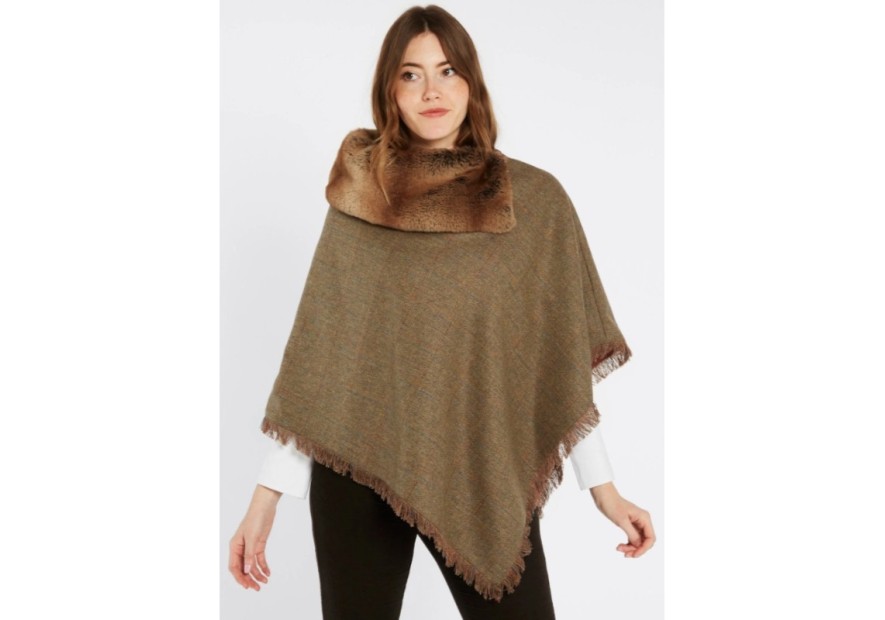 Poncho en tweed Dubarry Silverfir- burren