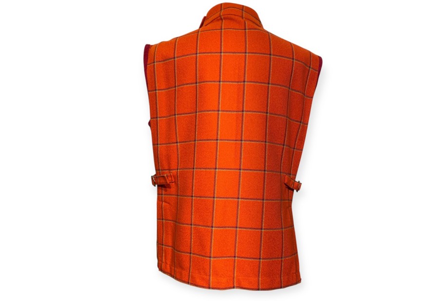 Gilet tweed orange Nova Sport