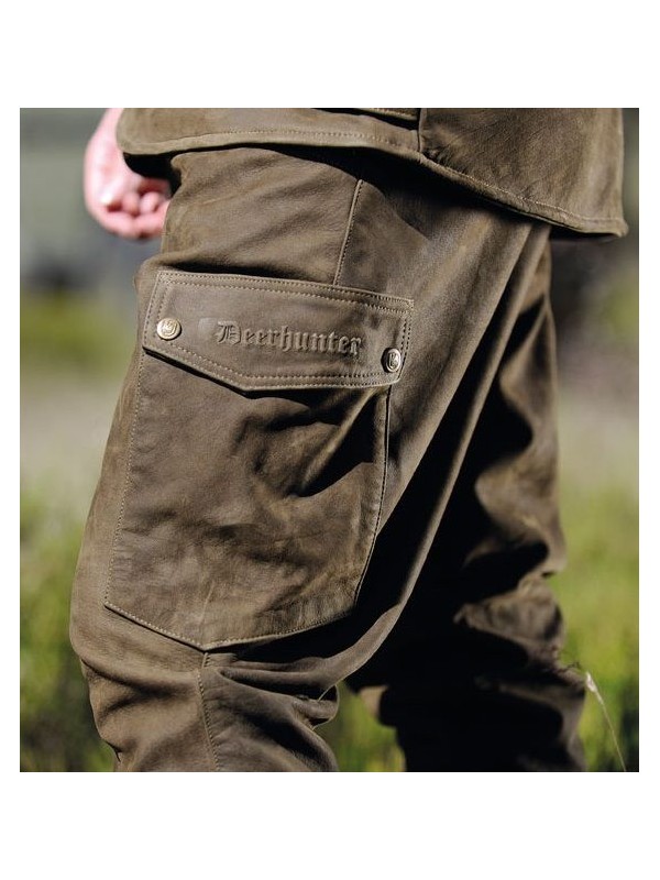 Pantalon en cuir Strasbourg Deerhunter